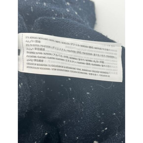 ABERCROMBIE & FITCH NUBBY KNIT DUSTER CARDIGAN SWEATER IN NAVY (Womens: Med) - Picture 12 of 15